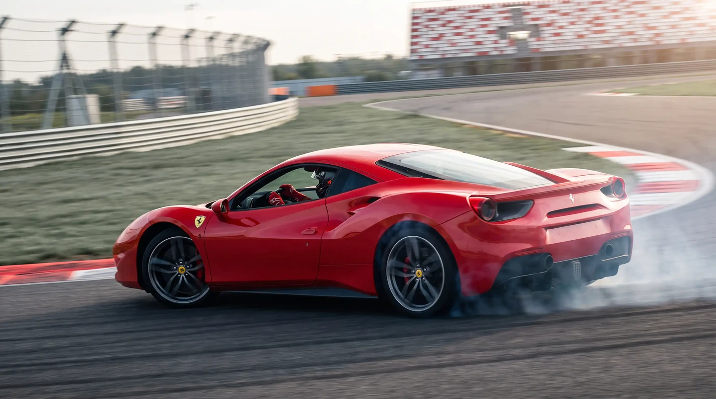 Ferrari 488 GTB на трассе