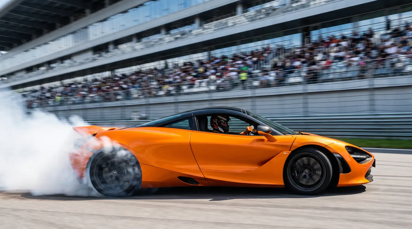 McLaren 720S на трассе
